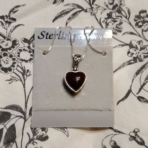 Sterling Silver Heart Necklace